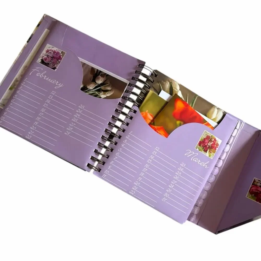 Innovage Floral Beauty Card Date Book Organizer